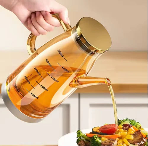 Large Capacity Glass Oil Dispenser -1000ml