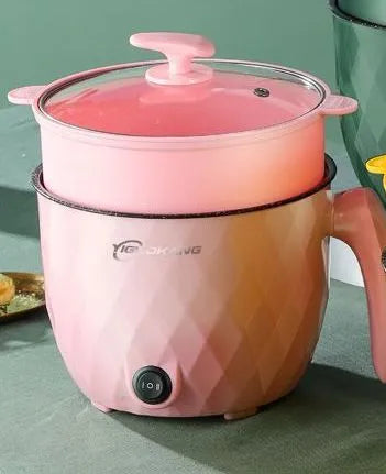 Multifunctional Non-stick Mini Electric Rice Cooker Hotpot Cooking Pot 1.5 L