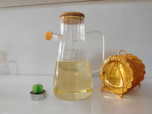High Borosilicate Glass Vinegar & Oil Bottle Large Capacity 1000ml