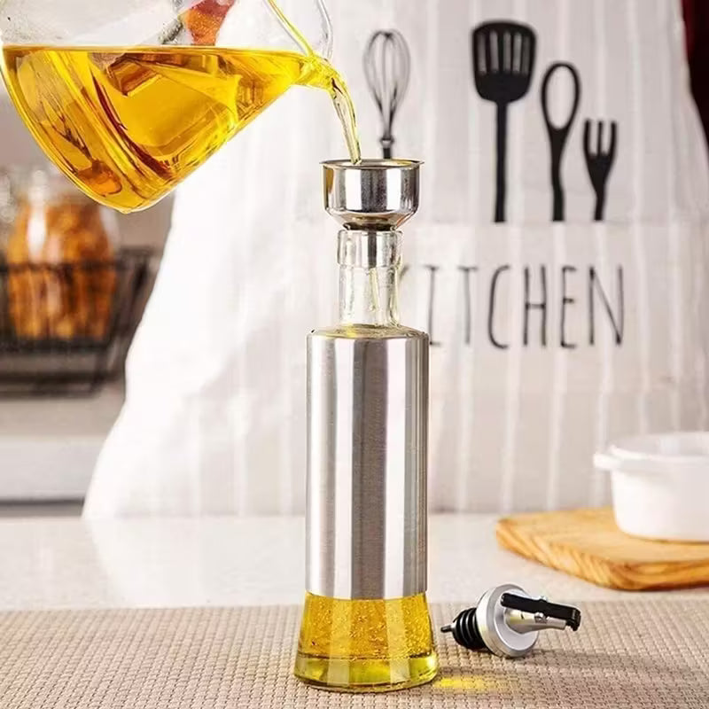 High Quality Transparent Glass Oil Bottle Kitchen Supplies