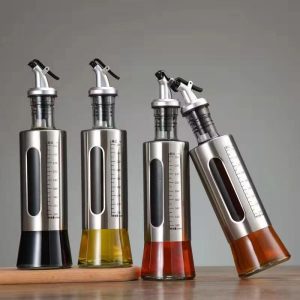 High Quality Transparent Glass Oil Bottle Kitchen Supplies