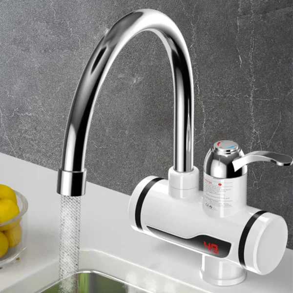 Instant Hot Water Tap / Cold Heating Hot Water Faucet Temperature Display Electric Water Heater Tap